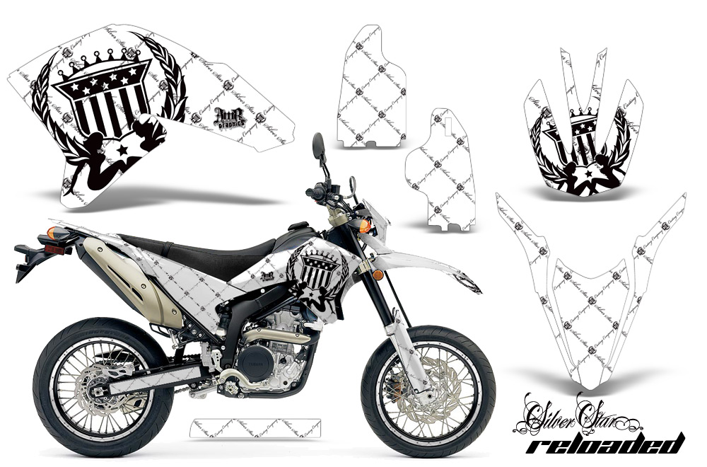 Yamaha WR250X R 07-09 Graphics Kit SSR BW NPs